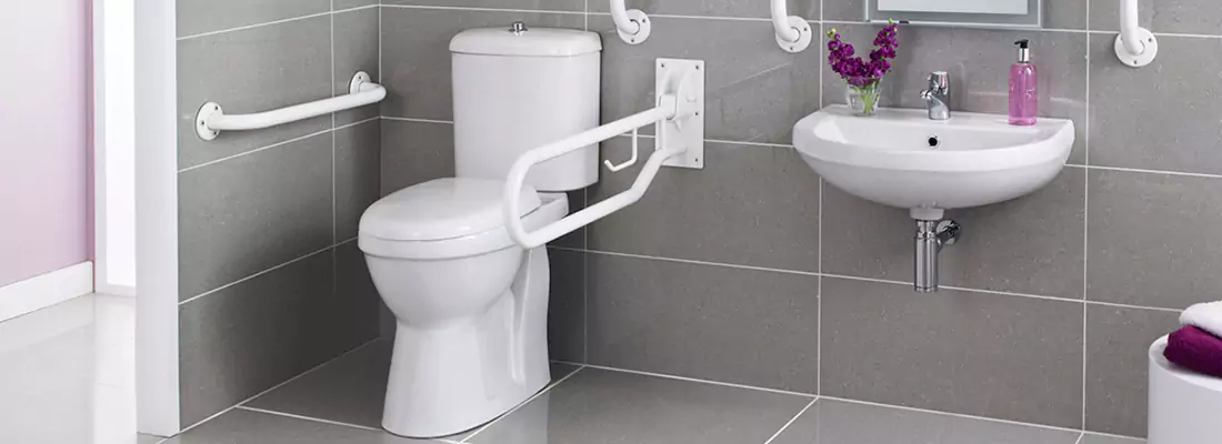 Modern Handicap Bathroom Solutions with Safety Features in Palm City, FL